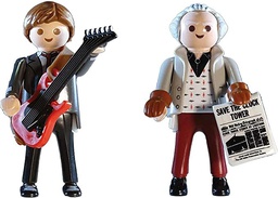 [4008789704597] Back to The Future - Marty McFly and Dr. Emmett Brown Playmobil Toy Figures (70459)