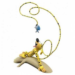 [3521320004075] MARSUPILAMI - BEELDJE MARSUPILAMI MET PIRANHA