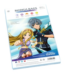 [4260250072592] Ultimate Guard Manga Bags Resealable (100)