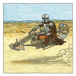 [9781797223698] STAR WARS MANDALORIAN AND CHILD
