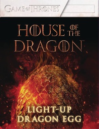 [9780762486908] HOUSE OF THE DRAGON LIGHT-UP DRAGON EGG KIT
