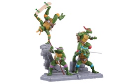 [701575419074] TEENAGE MUTANT NINJA TURTLES PVC STATUE 4-PACK