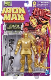 [5010996206657] IRON MAN LEGENDS RETRO 6IN MODEL 01-GOLD AF