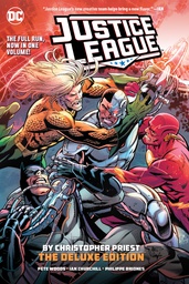 [9781401288761] JUSTICE LEAGUE BY CHRISTOPHER PRIEST DLX ED