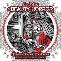 [9798887240497] BEAUTY OF HORROR GHOULIANAS SANCTUARY COLORING BOOK