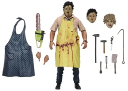 [634482416075] TEXAS CHAINSAW MASSACRE - LEATHERFACE 7IN ULTIMATE ACTION FIGURE 50TH ANNIVERSARY