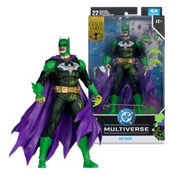 [787926176681] DC MULTIVERSE ACTION FIGURE BATMAN (JOKER WAR) (JOKERIZED) (GOLD LABEL) 18 CM