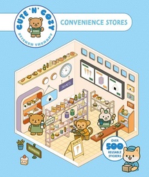 [9781837761401] CUTE N COZY STICKER THERAPY CONVENIENCE STORES
