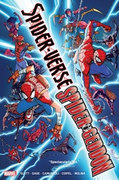 [9781302970741] SPIDER-VERSE/SPIDER-GEDDON OMNIBUS GIUSEPPE CAMUNCOLI COVER [NEW PRINTING, DM ONLY]
