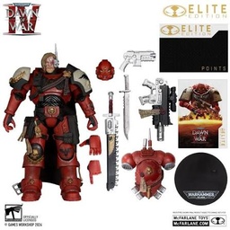[787926112467] WARHAMMER 40K DAWN OF WAR MCFARLANE ELITE EDITION ACTION FIGURE CAPTAIN CYRUS 20CM