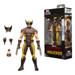 [5010996359599] DEADPOOL WOLVERINE MARVEL LEGENDS ACTION FIGURE WOLVERINE (BROWN SUIT) 15 CM