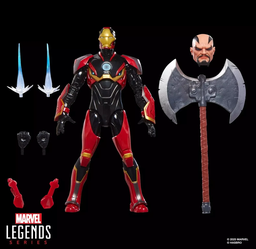 [5010996317353] MARVEL LEGENDS ACTION FIGURE IRON MAN (MARK 72) (BAF: EXECUTIONER) 15 CM