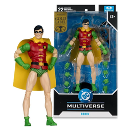 [787926179880] DC MULTIVERSE ACTION FIGURE ROBIN (SILVER AGE) (GOLD LABEL) 17 CM