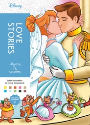 [9798217480951] DISNEY MYSTERY COLORING: LOVE STORIES: A COLOR BY NUMBER BOOK