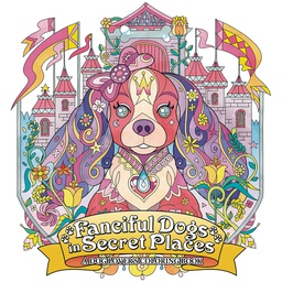 [9781626927780] FANCIFUL DOGS IN SECRET PLACES COLORING BOOK