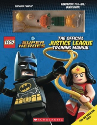 [9781338128123] LEGO OFF JUSTICE LEAGUE TRAINING MANUAL WITH MINIFIGURE