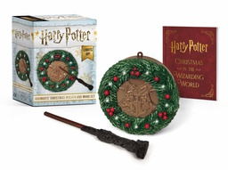 [9780762466979] HARRY POTTER HOGWARTS CHRISTMAS WREATH & WAND SET