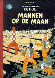 [9789030329268] Kuifje Facsimile Kleur 17 Mannen op de maan