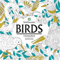 [9781684058235] BIRDS SMITHSONIAN COLORING BOOK