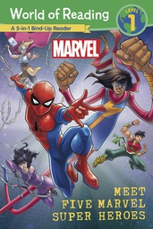 [9781368073677] WORLD OF READING MEET FIVE MARVEL SUPER HEROES