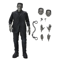 [634482048054] Universal Monsters - Ultimate Frankenstein's Monster (Black and White) 7 Inch Action Figure