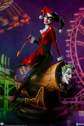 [0747720242500] DC Comics - Harley Quinn and The Joker Diorama Statue