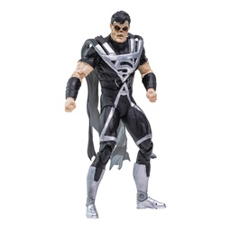 [787926154825] DC MULTIVERSE - BLACKEST NIGHT - BLACK LANTERN SUPERMAN 7 INCH ACTION FIGURE