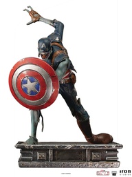 [609963128556] WHAT IF? Marvel Zombie Captain America 1:10 Scale Statue